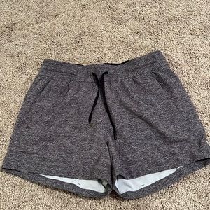 grey lululemon shorts